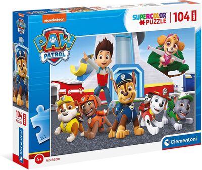 Paw Patrol Maxi Puslespill, 104 Brikker