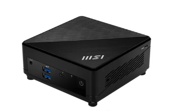 MSI Cubi 5 12M 005EU - Mini PC Core i3 1215U / op til 4.4 GHz - RAM 8 GB - SSD 256 GB - NVMe - UHD Graphics - IEEE 802.11ax (Wi-Fi 6E), Bluetooth 5.3, Gigabit Ethernet, 2.5 Gigabit Ethernet - Win 11 Home - skærm: ingen - sort
