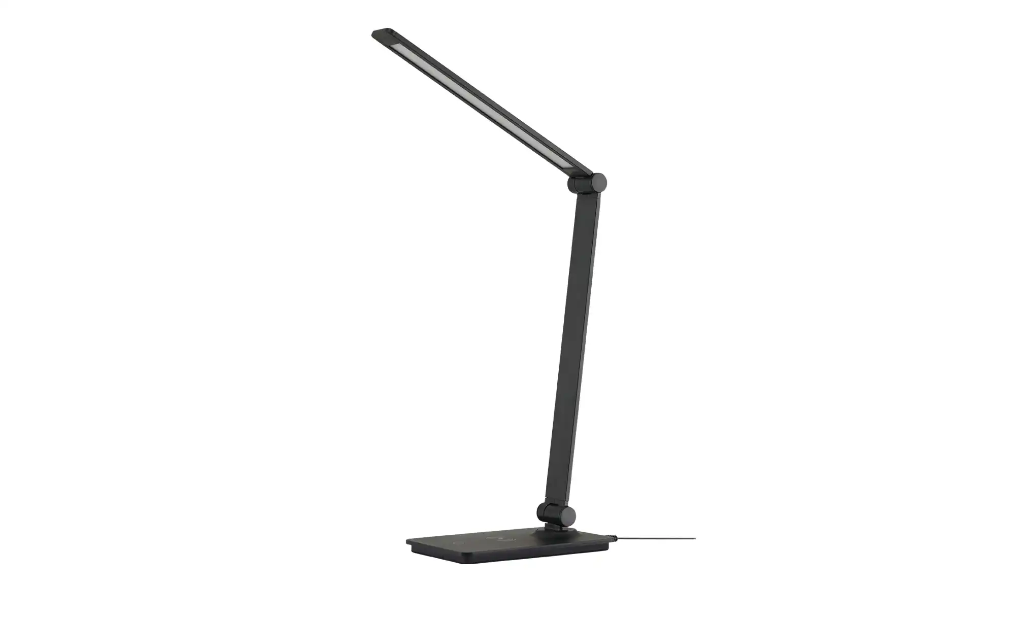 KHG LED-Tischleuchte, schwarz mit Qi-Charger