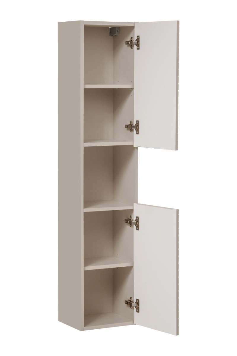 Comad Viva Cashmere kolomkast met visgraatfront 30x25x140cm taupe