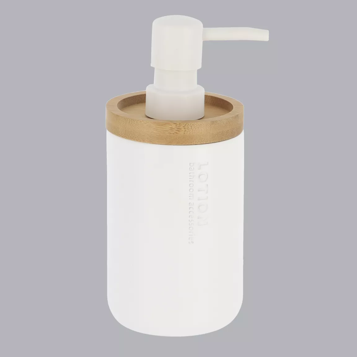 Set d'accessoires salle de bain Purebamboo Blanc