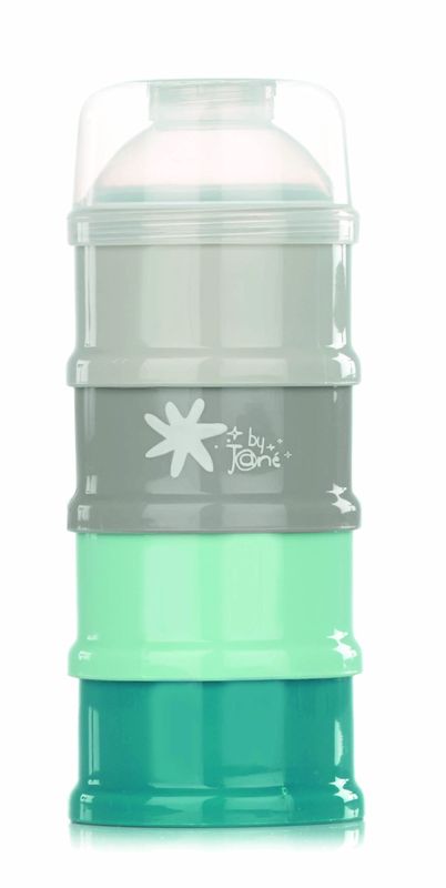 Boîte doseuse pour lait 4 compartiments cosmos - Ecru