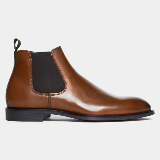 Ahler 98500 Chelsea Støvler, Cognac, 46