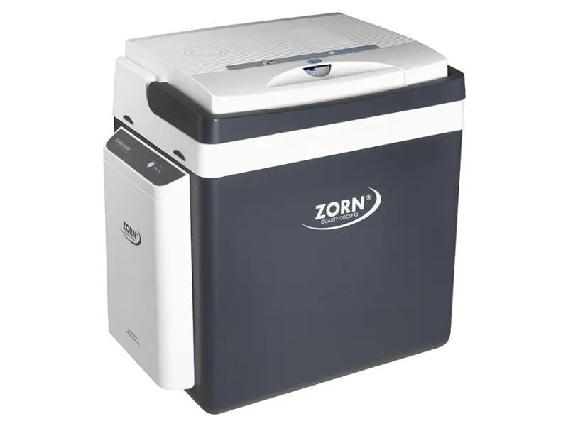ZORN 25L elektrisk køleboks 12/230V ink. batteri 7,8 Ah