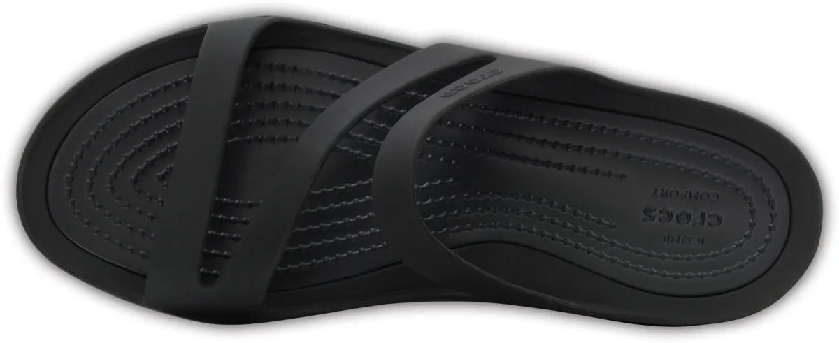 Crocs Women's Swiftwater Sandal Black/Black