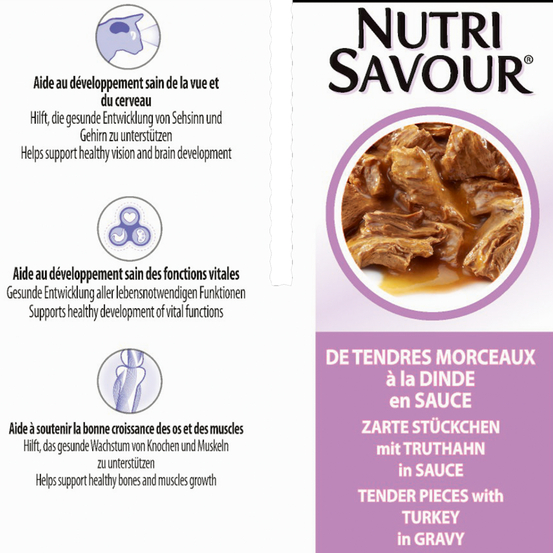 Boîte Pplan Junior: dinde, 10x85 g