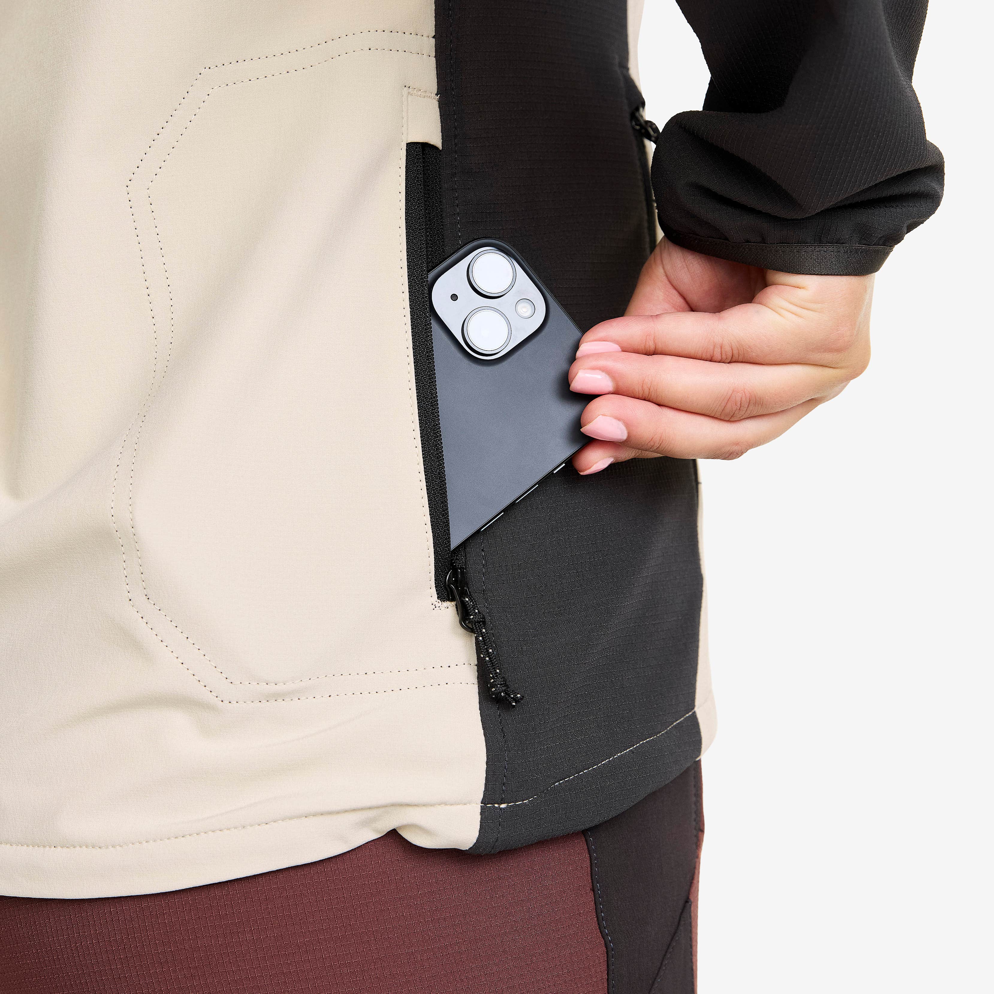 Ridge Trek Stretch Jacket Dame Anthracite/Peyote