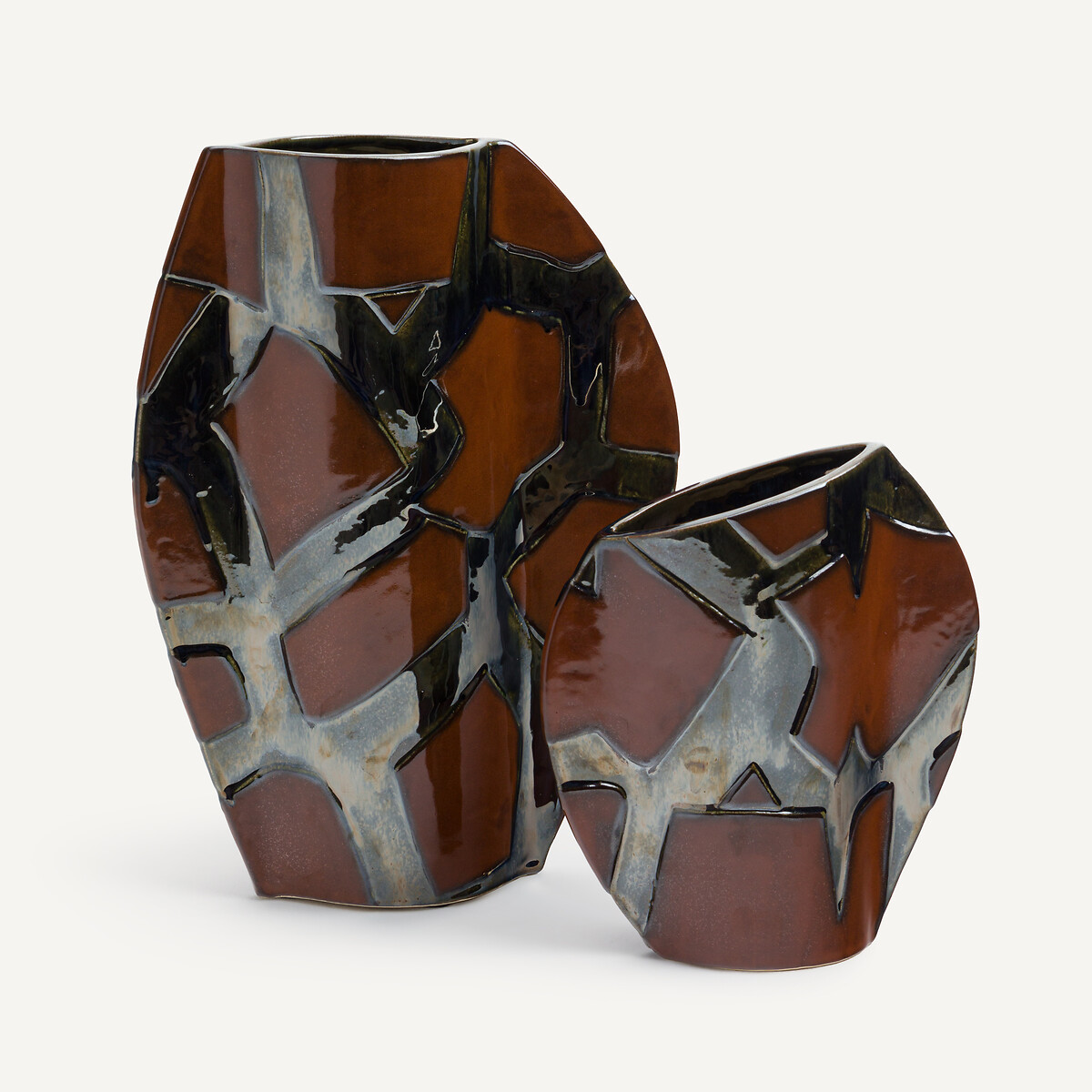 AM.PM<br>Vaso de cerâmica pintado à mão, Iridyo
