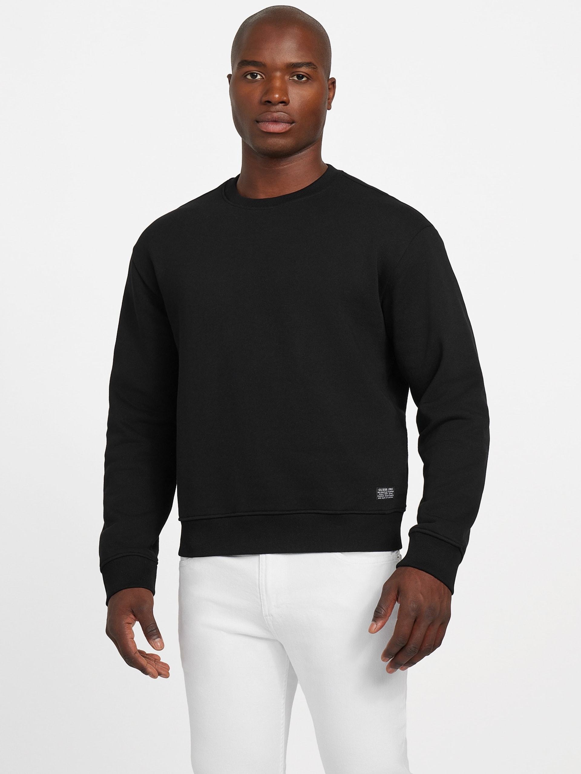 Moletom Eco 1981 Label com gola redonda