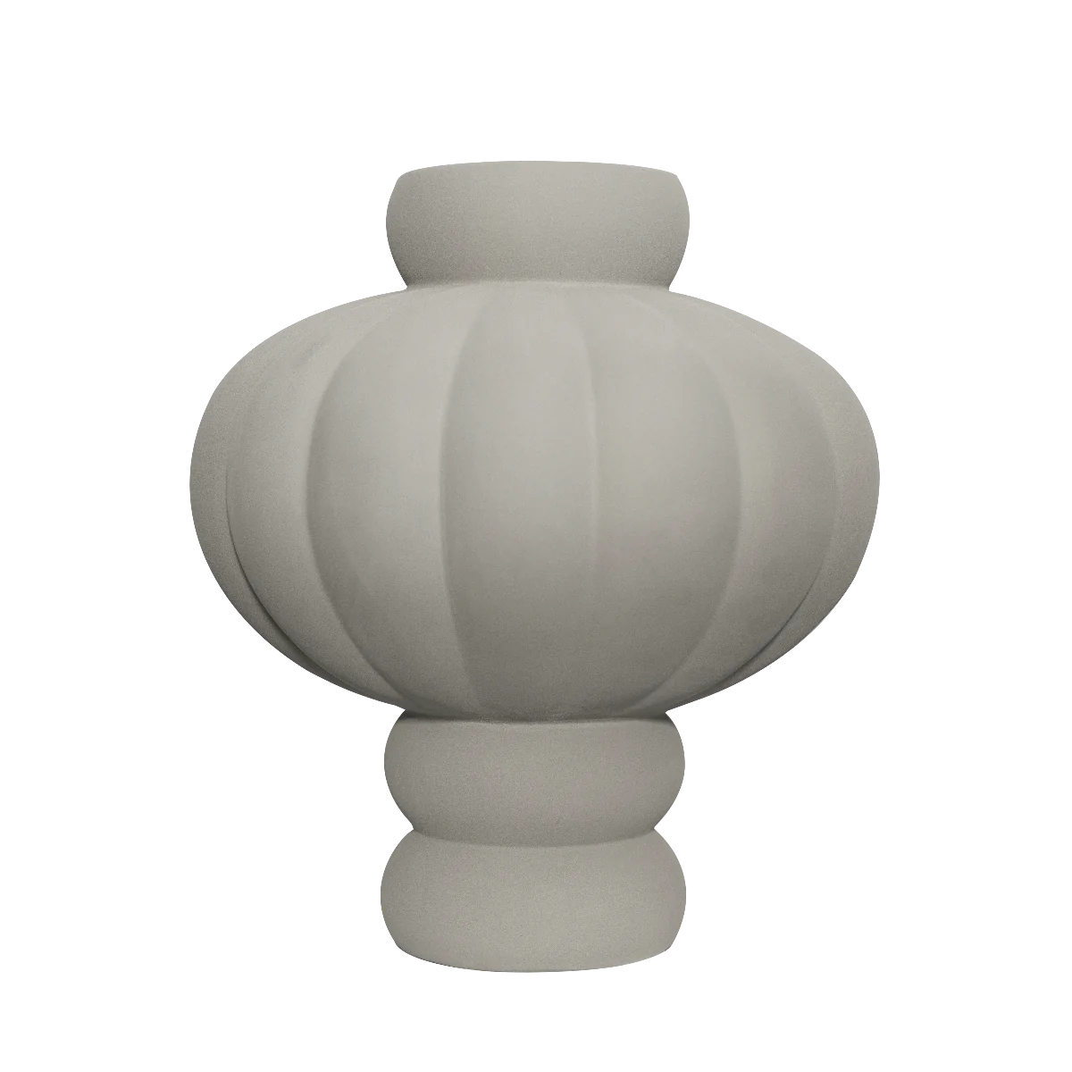 Louise Roe  Balloon vase #03, sanded grey - H:40 cm.