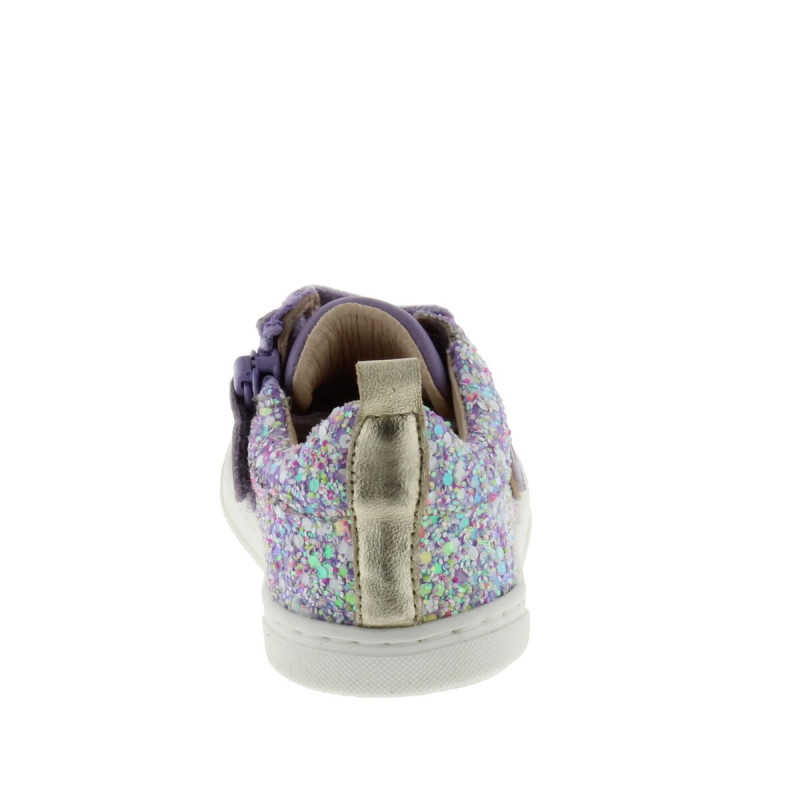 Acebos Acebos Pisa Paillettes Lila Zip