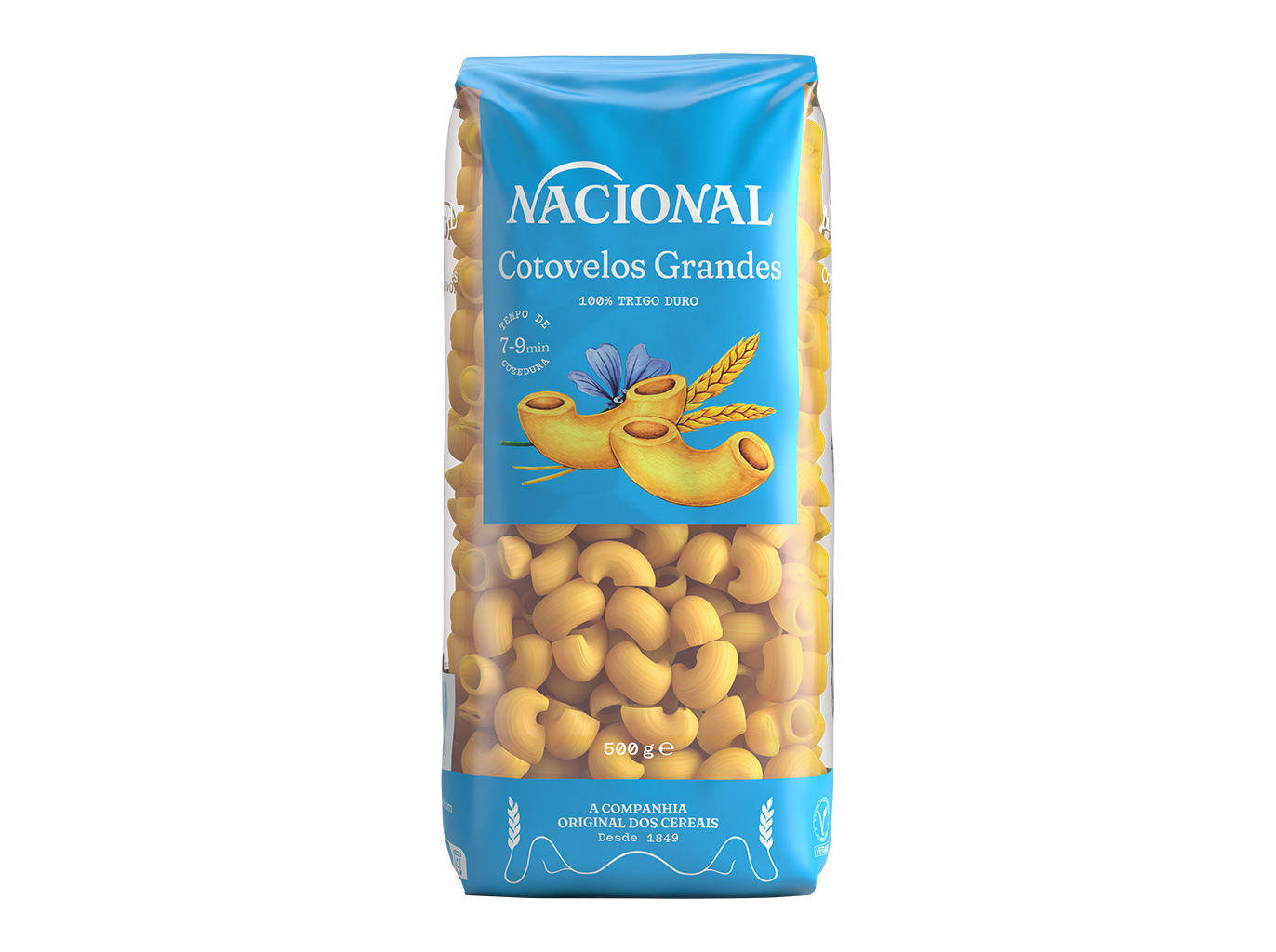 MASSA NACIONAL COTOVELOS GROSSOS 500G