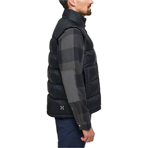 Doudoune ski de randonnée HAGLÖFS HAGLOFS PUFFY MIMIC VEST MEN TRUE BLACK