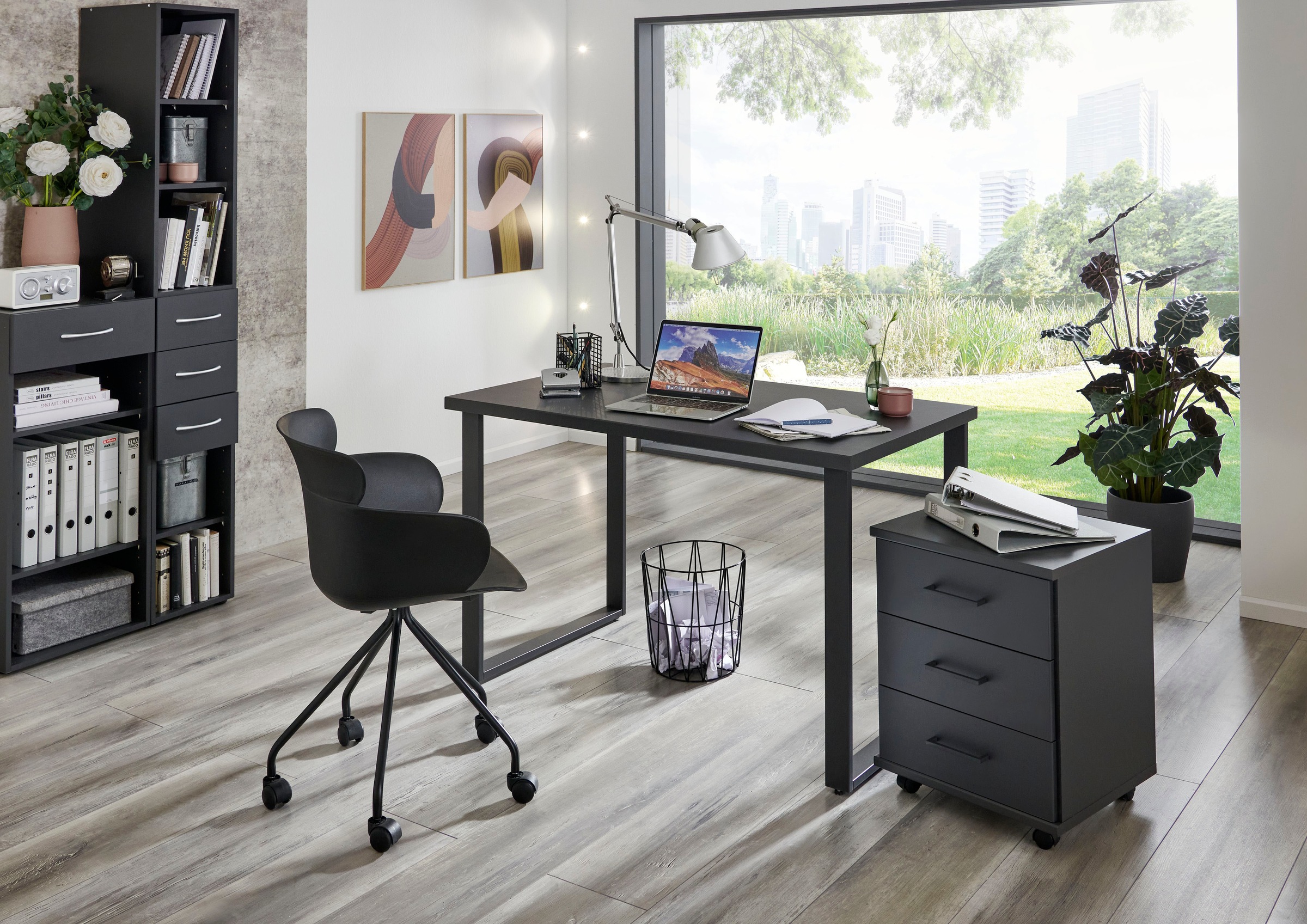 Wimex Rollcontainer »Home Desk« mit 3 Schubladen, 46cm breit, 58cm hoch