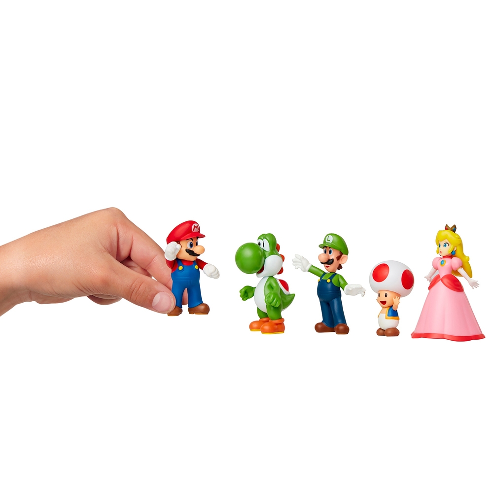 Nintendo Super Mario 6 cm Figuren 5er-Pack Mario & Freunde