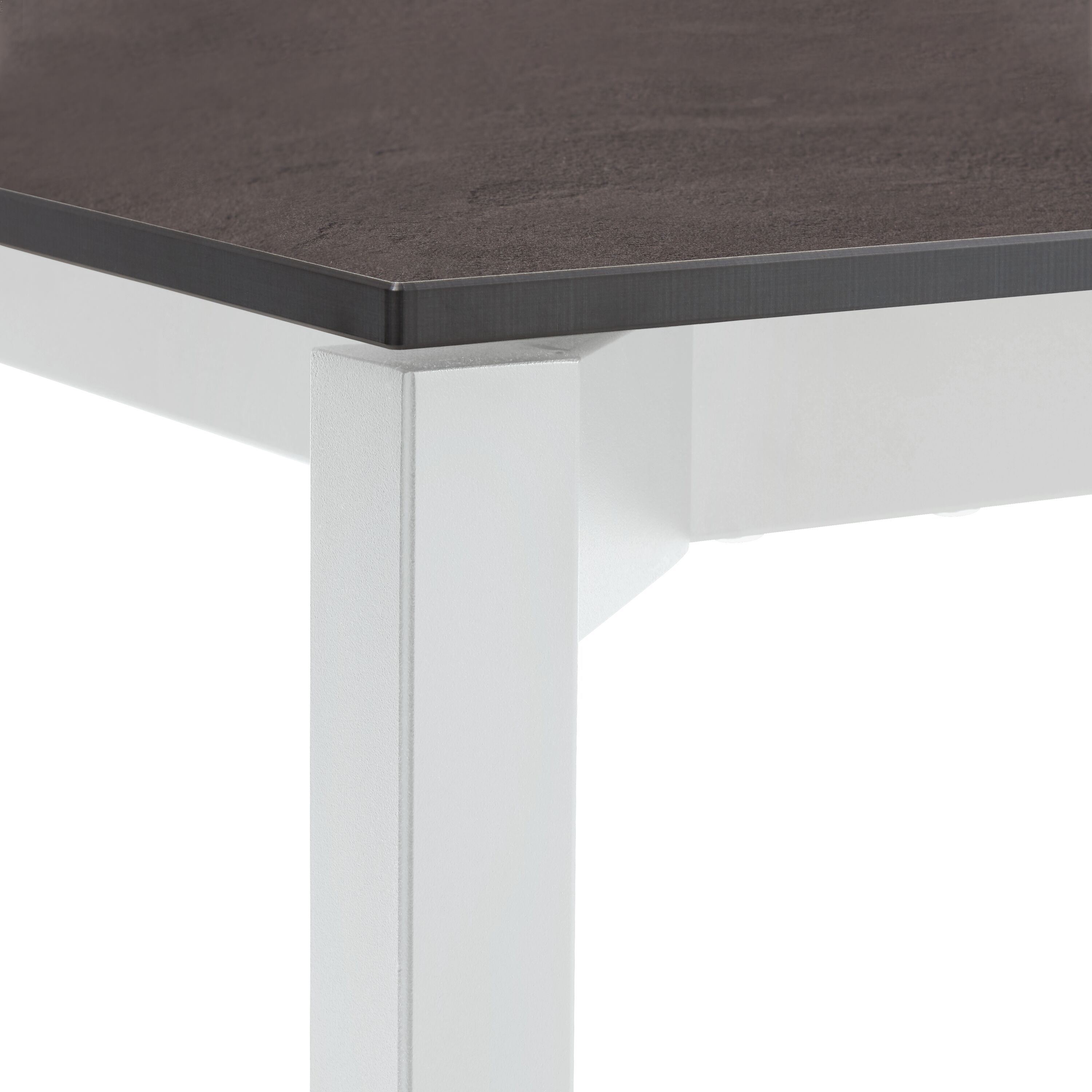 MALO Gartentisch - Schwarz / B: 140.0 cm x T: 80.0 cm x H: 75.0 cm