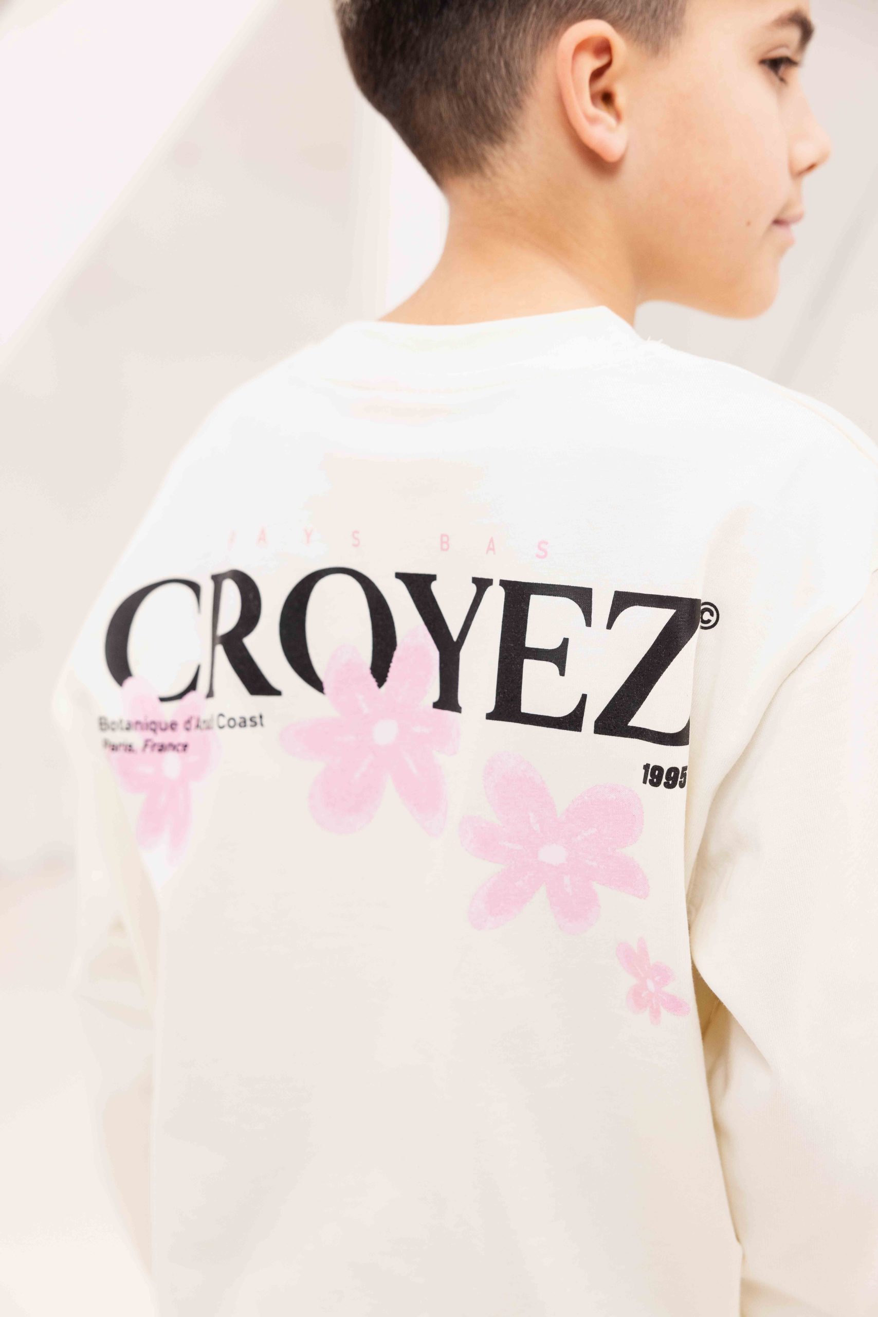 Croyez Mini Botanique Longsleeve Kids Gebroken Wit