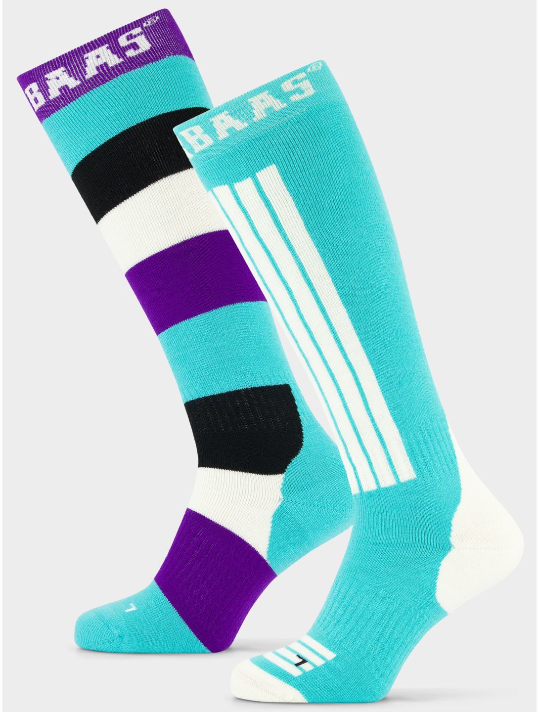 Striped Ski Socks 2-pack skisokken unisex  2-pack