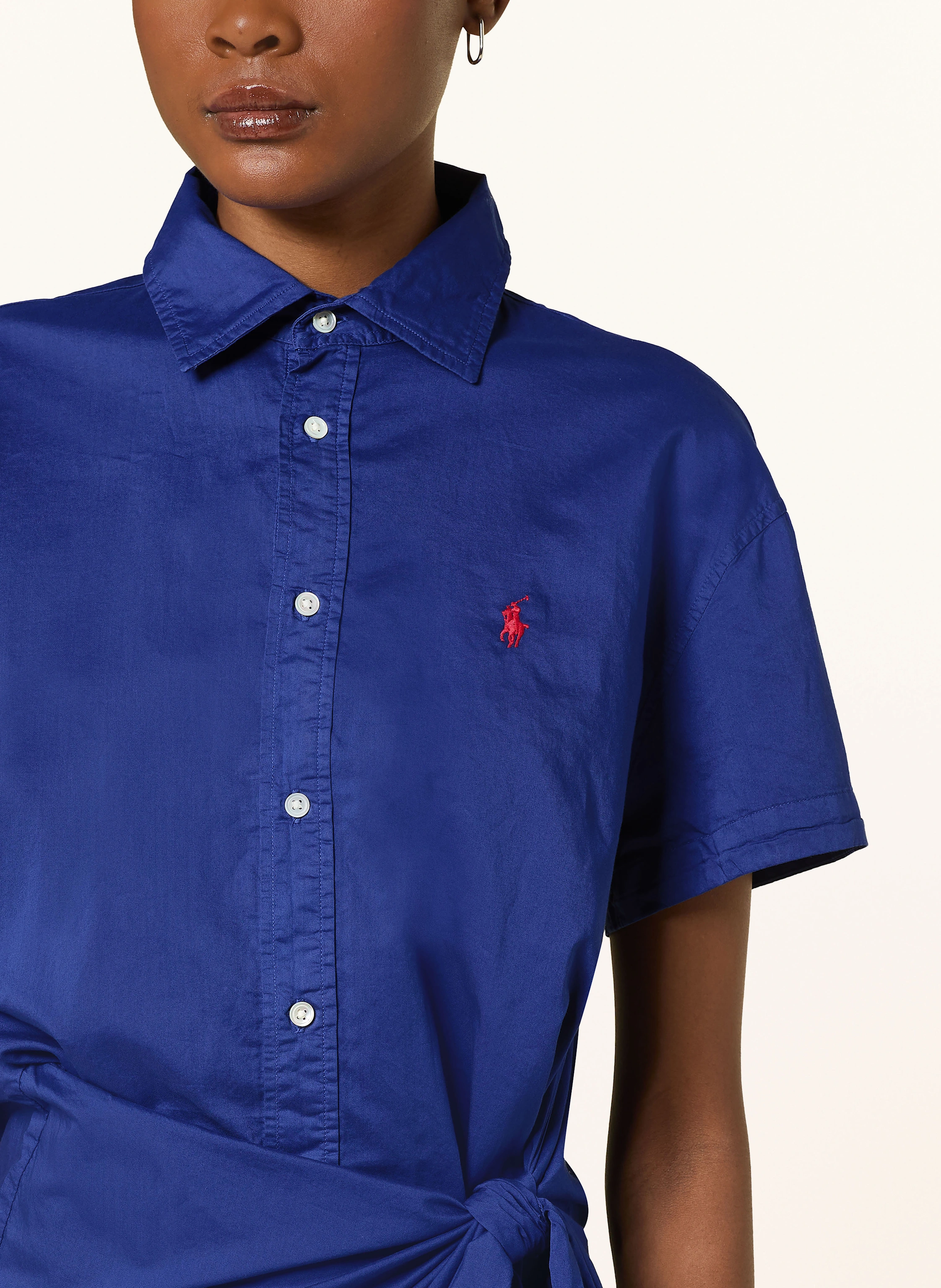POLO RALPH LAUREN Hemdblusenkleid in Wickeloptik