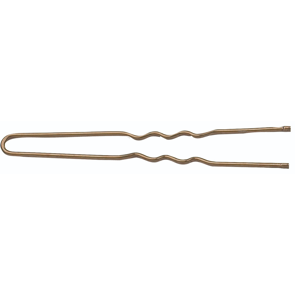 50 pingles Ondules Brunes 60 mm