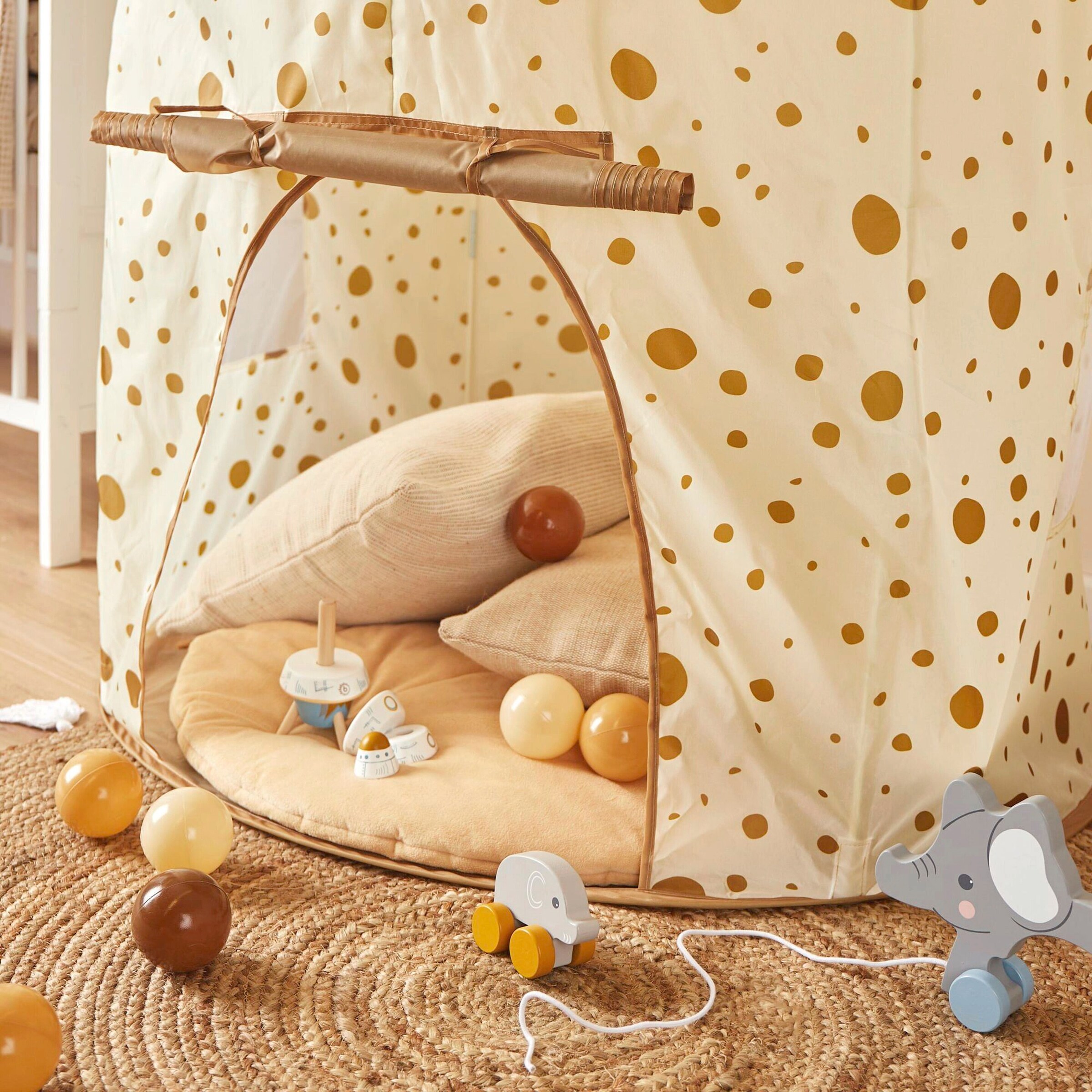 Bieco Spielzelt faltbar Pop Up Dots