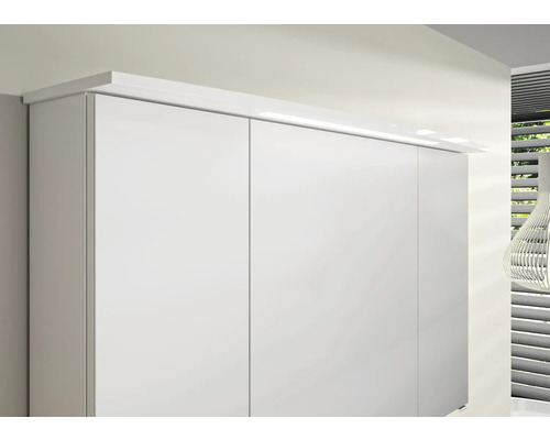 Jungborn spiegelkast VENTITRE 140 x 17 x 70,3 cm wit hoogglans 3-deurs J850.091450
