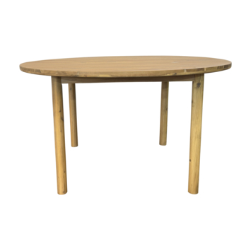 Tuintafel Roos teak acacia hout ø 135 cm