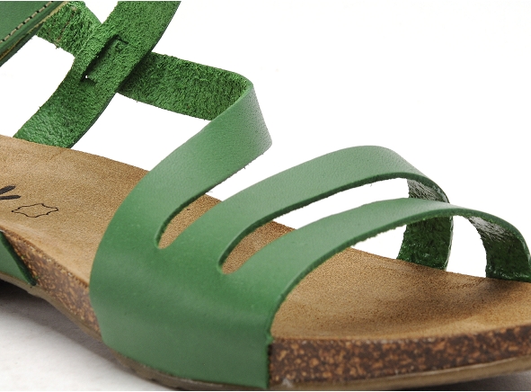 Spike nu pieds plats femme 143 vert