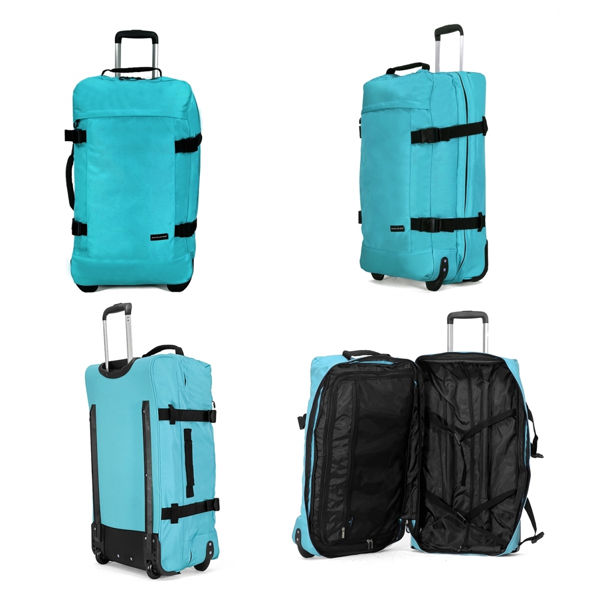 David Jones Sac de voyage cabine à roulettes 74L double compartiment David Jones taille L 70cm