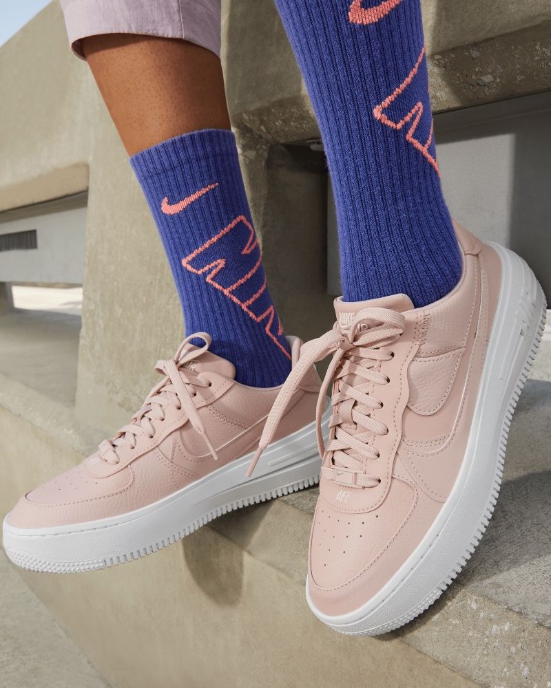 Chaussures Nike Air Force 1 PLT.AF.ORM Rose pour femme