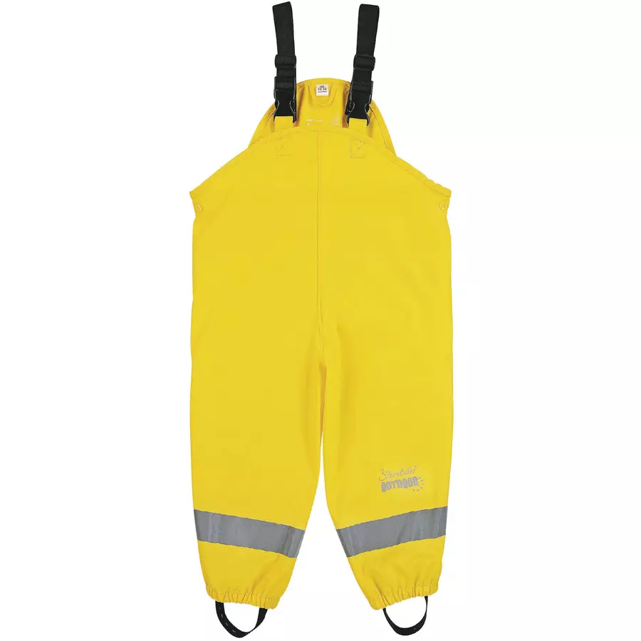 Sterntaler Regenträgerhose ungefüttert gelb