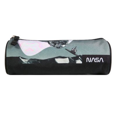 Trousse ronde NASA - 1 compartiment - gris - Bagtrotter