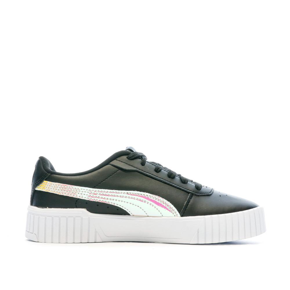 Puma Baskets Noires/Rose Fille Puma Carina 2.0