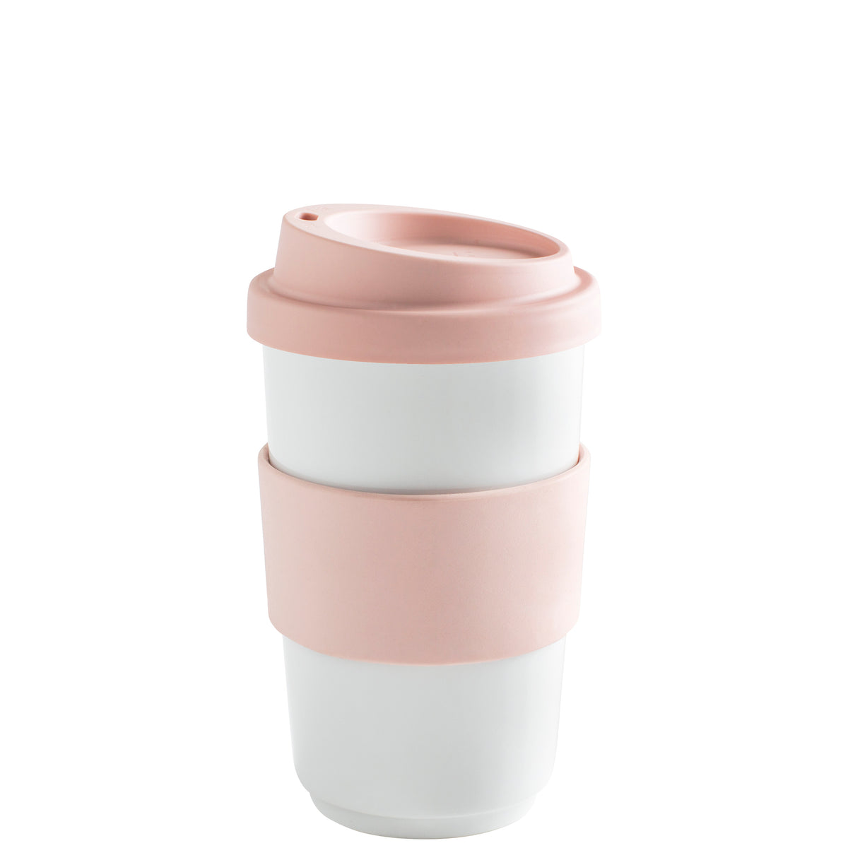 KAHLA fillit Becher 0,40 l + Trinkdeckel pastel rose
