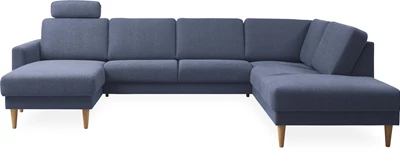 Linea venstrevendt hjørnesofa med chaiselong