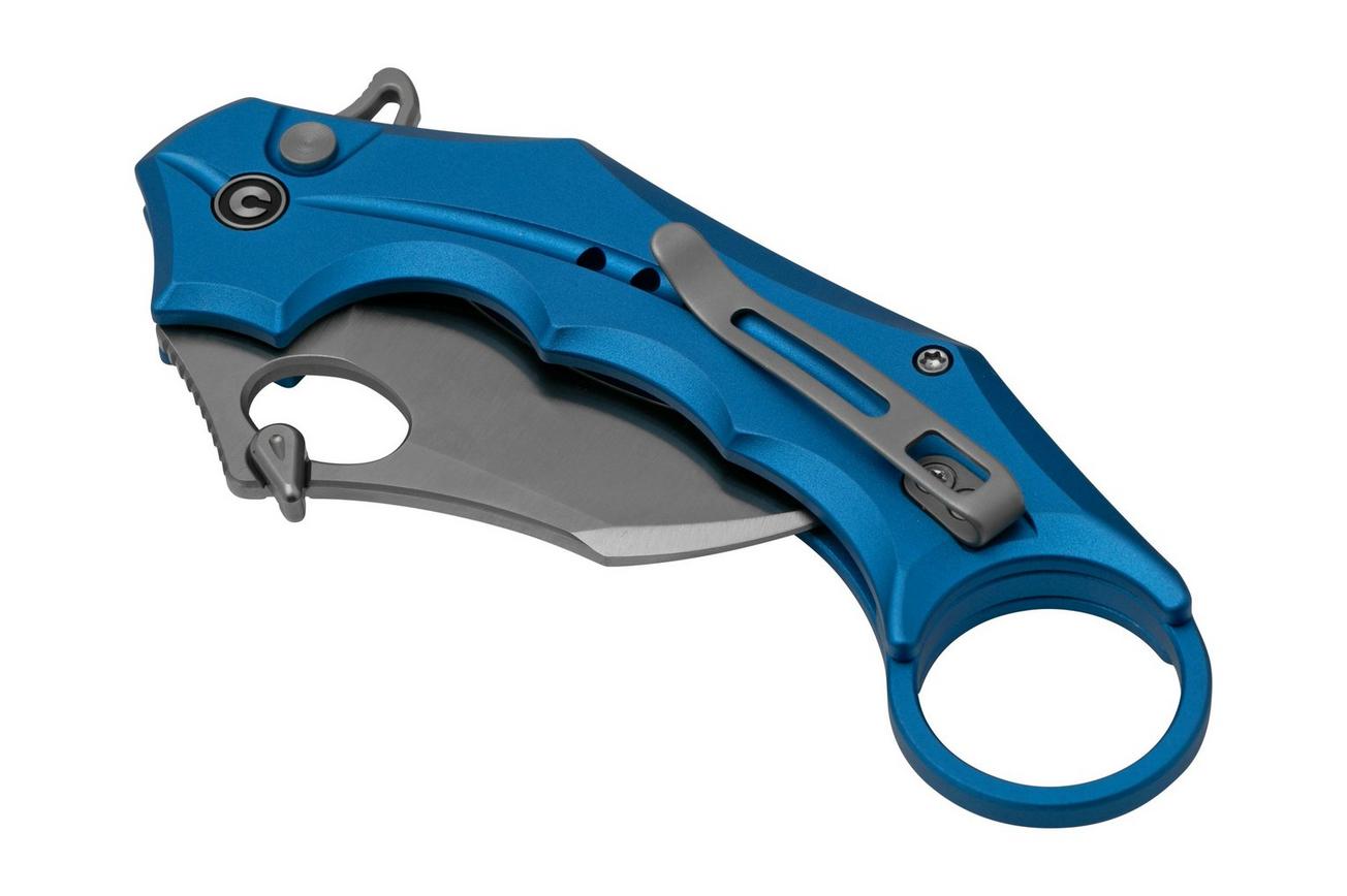 Civivi Incisor II  C16016B-2 Blue Aluminium, Satin Hawkbill karambit zakmes