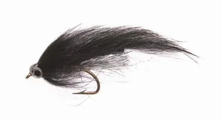 Unique Flies Mini Zonker Black