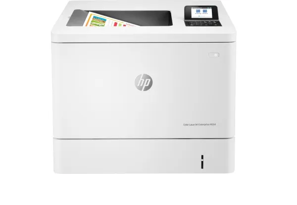 HP LaserJet Enterprise M554dn - Printer - farve - Duplex - laser - A4/Legal - 1200 x 1200 dpi - op til 33 spm (mono) / op til 33 spm (farve) - kapacitet: 650 ark - USB 2.0, Gigabit LAN, USB 2.0 vært