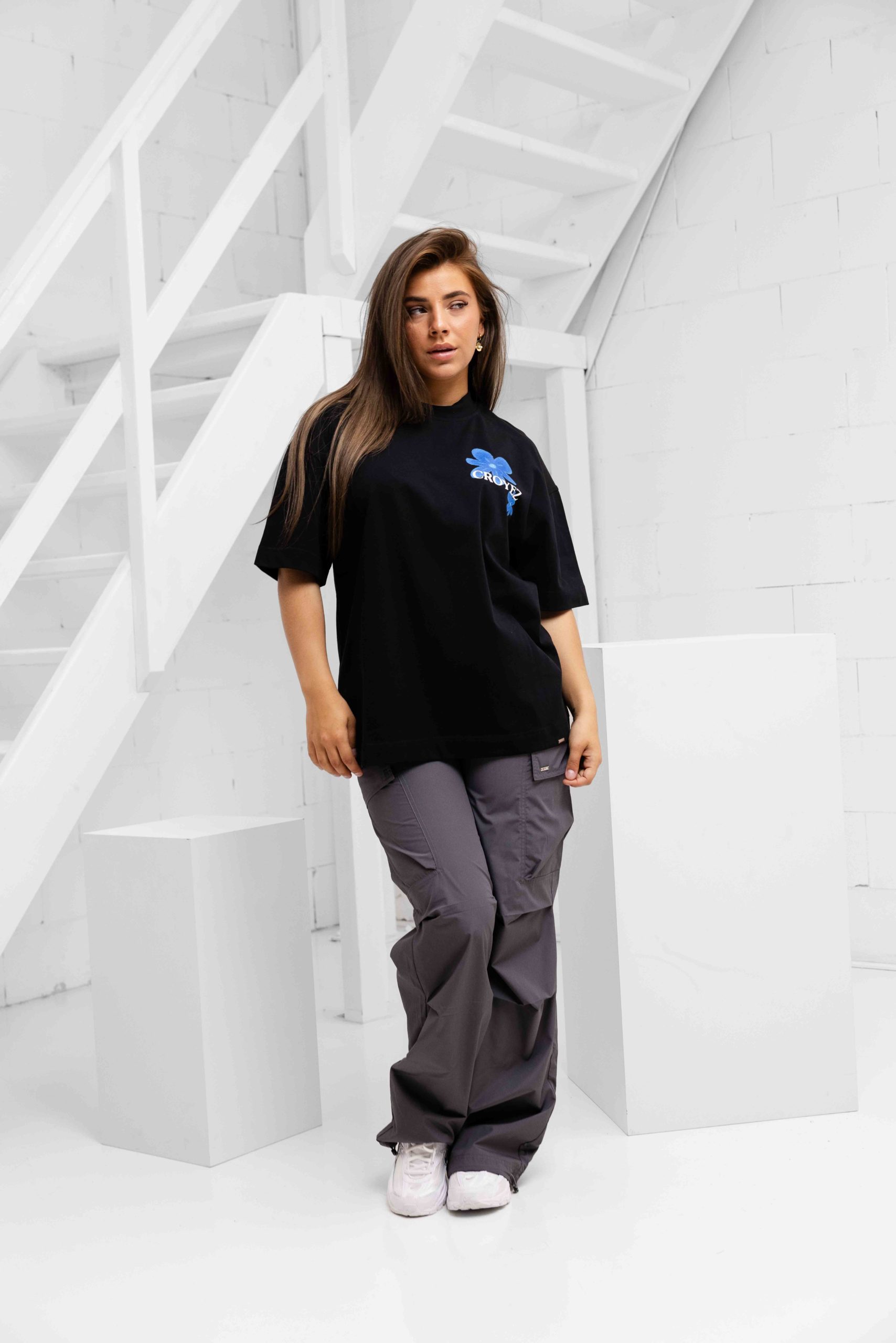Croyez Botanique T-Shirt Dames Zwart