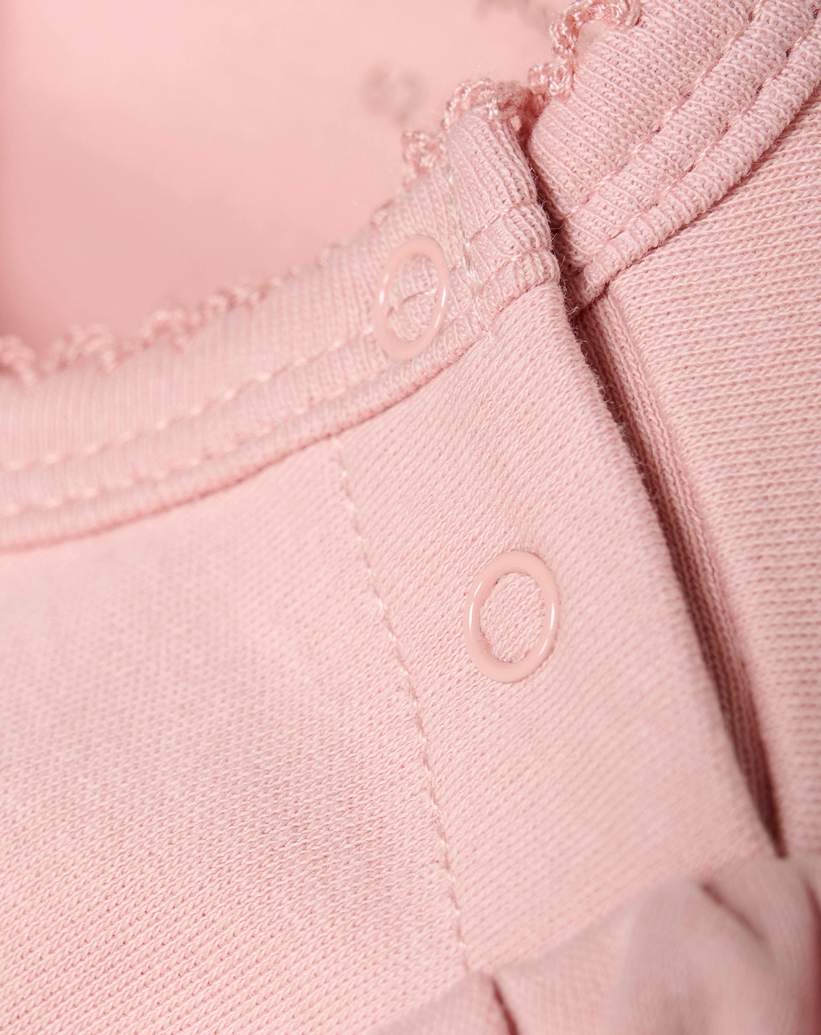 Langarm-Body SOLID COTTON in misty rose