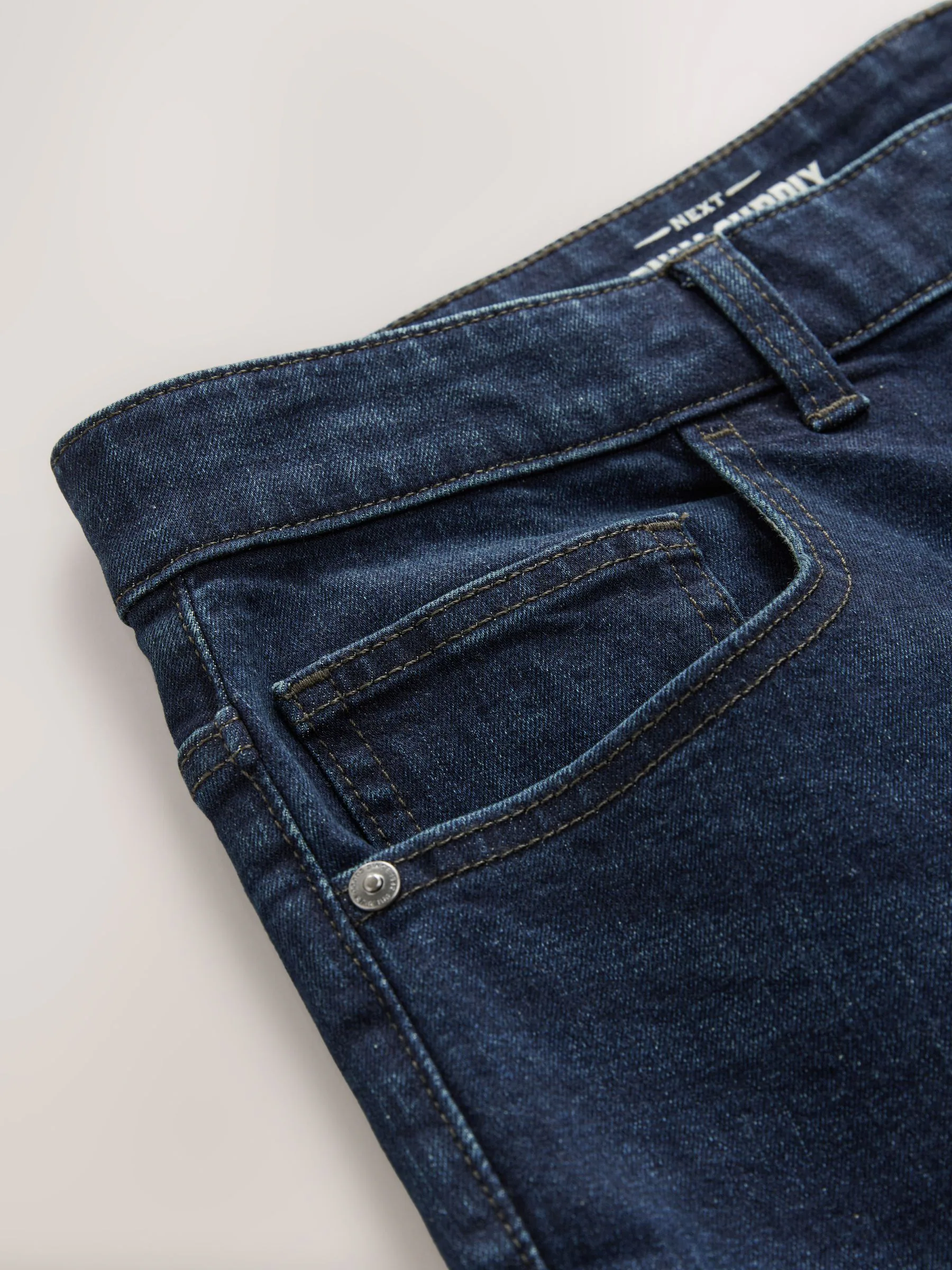 Blauwe Diepe Spoeling - Enkele - Slim fit klassieke stretchy jeans