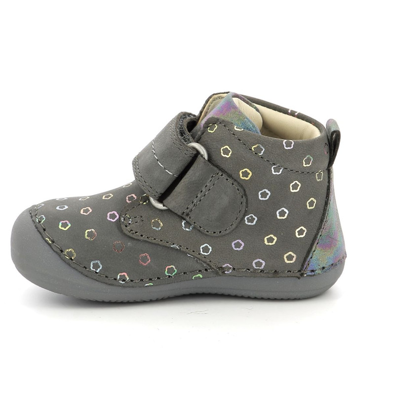 Kickers Kickers Sabio Gris Foncé à Fleurs