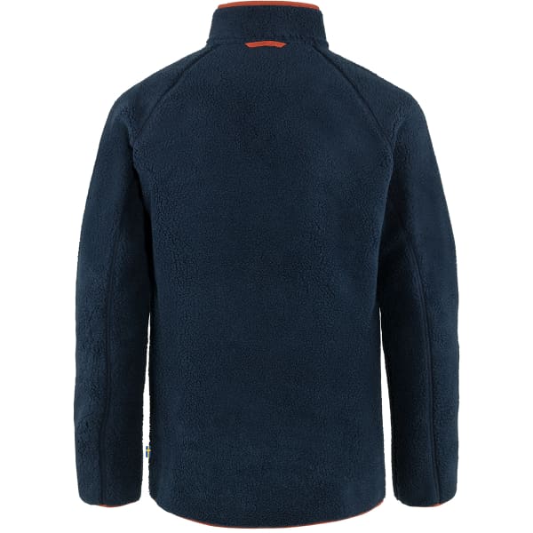 Veste polaire randonnée FJALLRAVEN VARDAG PILE FLEECE M NAVY AUTUMN LEAF