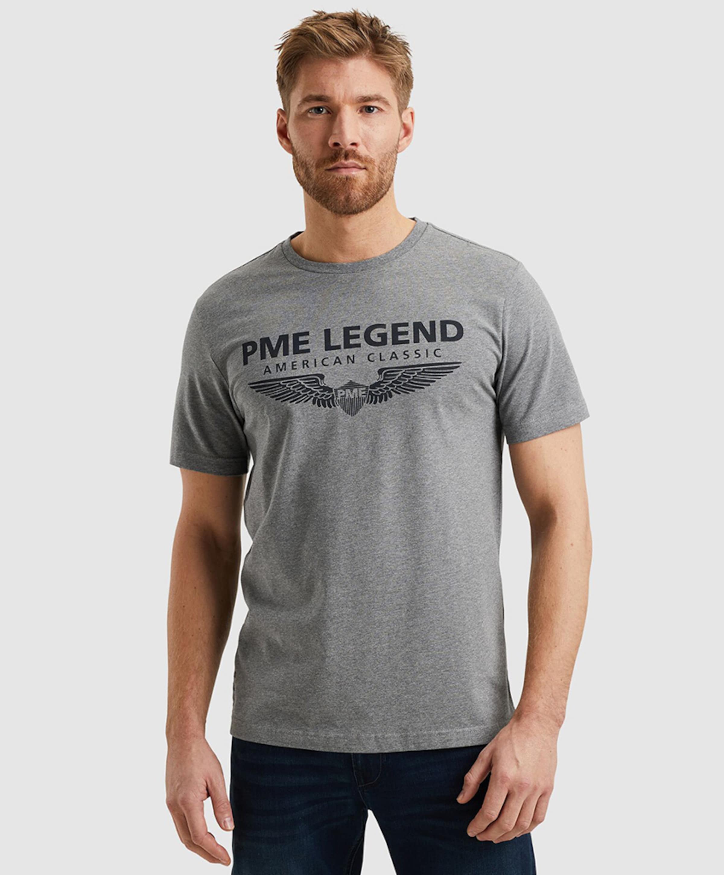 PME Legend Heren T-shirt grijs