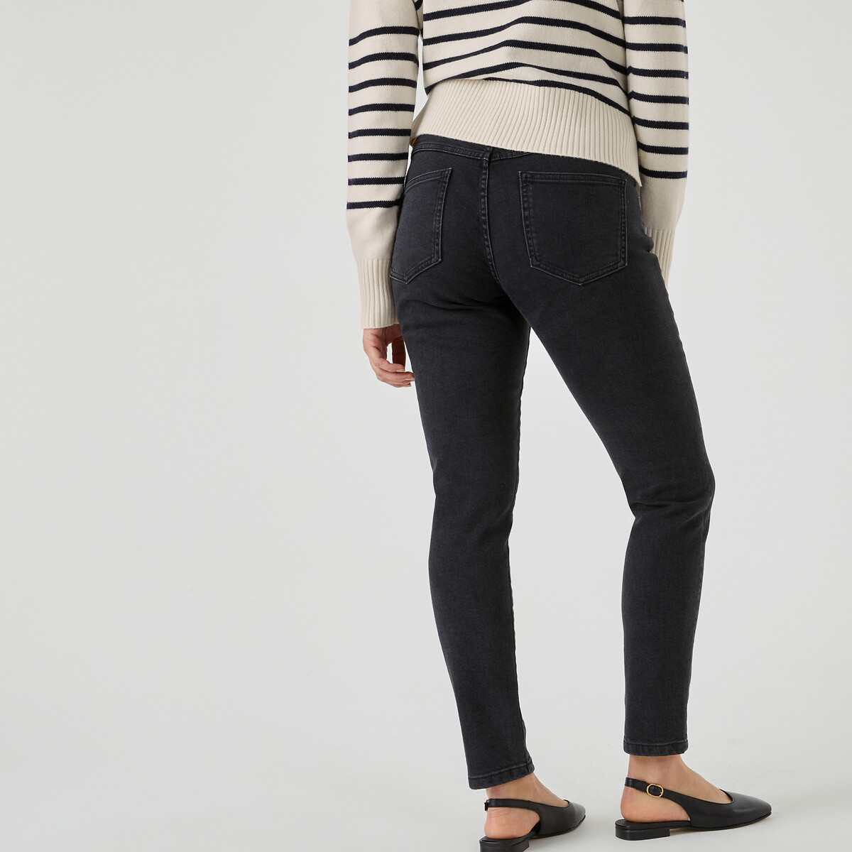COLEÇÕES LA REDOUTE<br>Jeans slim para maternidade
