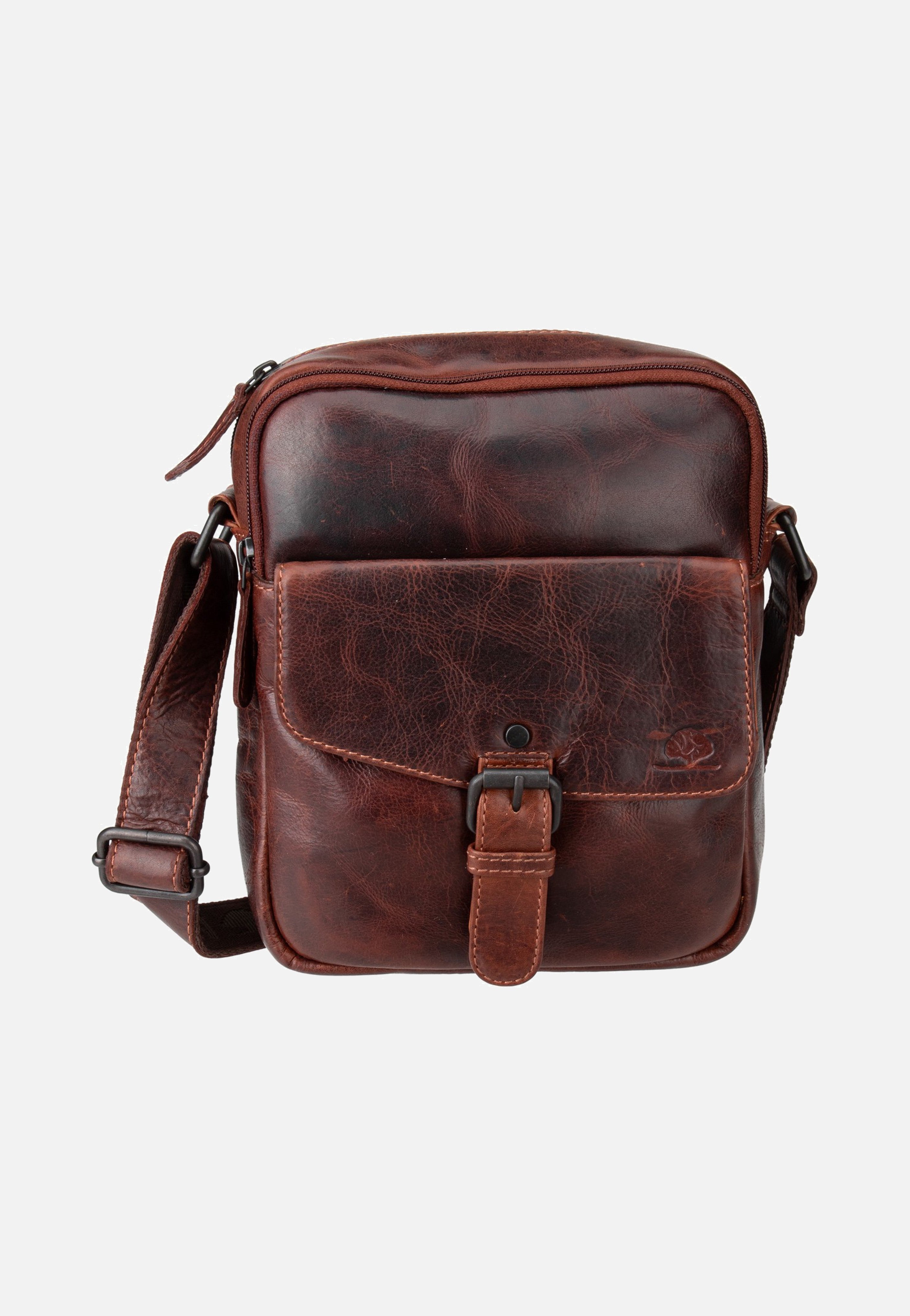 Rugged Shoulderbag L Teak Brown - Umhängetasche
