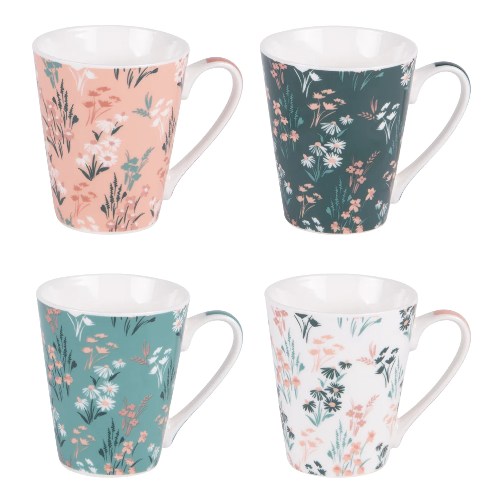 Coffret de 4 mugs Joy 31 cl Table passion