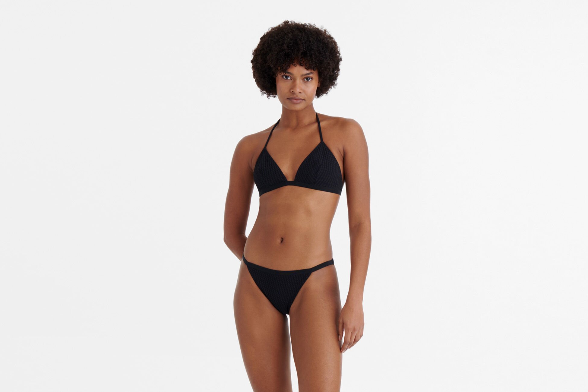Extra Triangle pinces poitrine NOIR