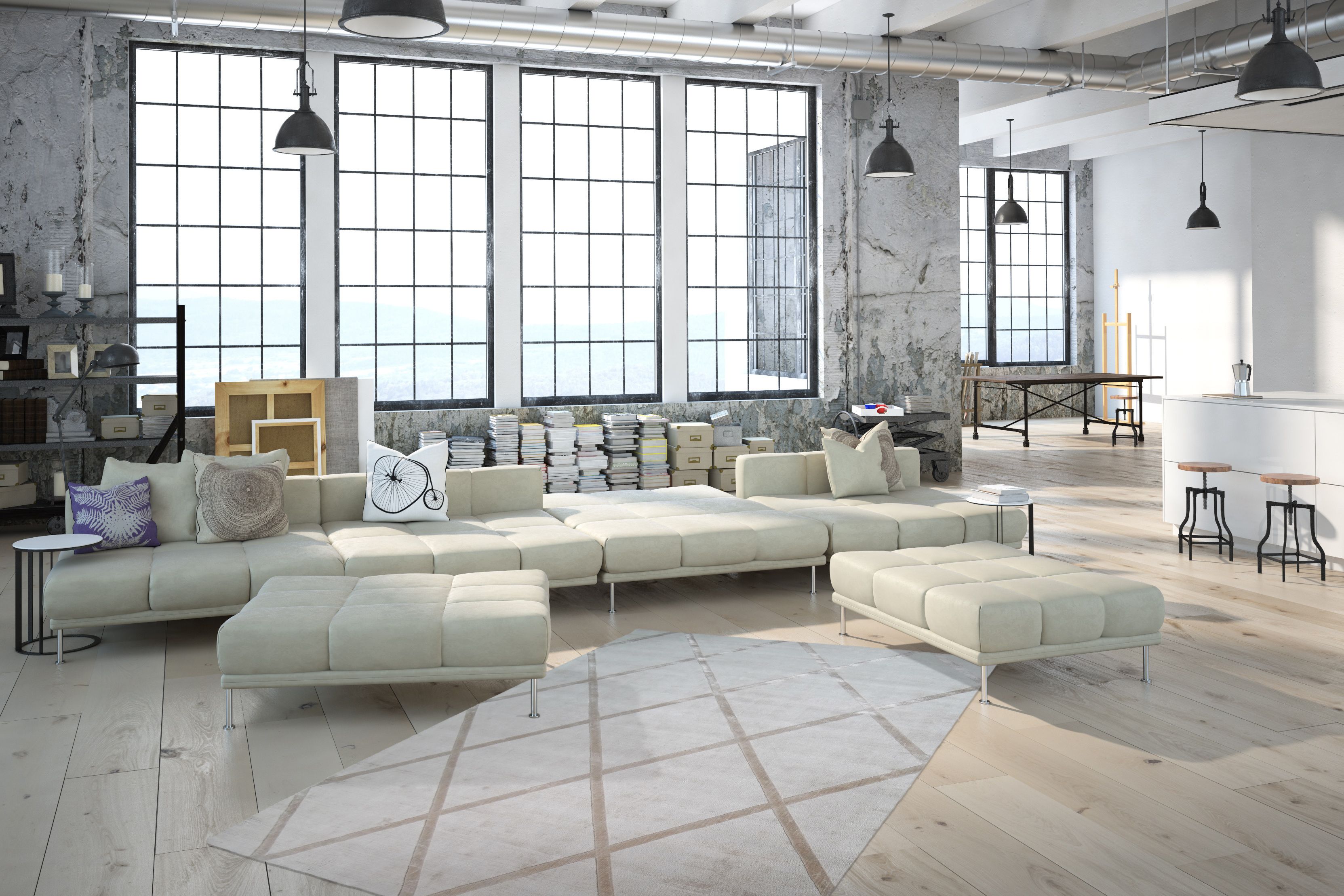 Vloerkleed 210 Ivoor Taupe Luxury