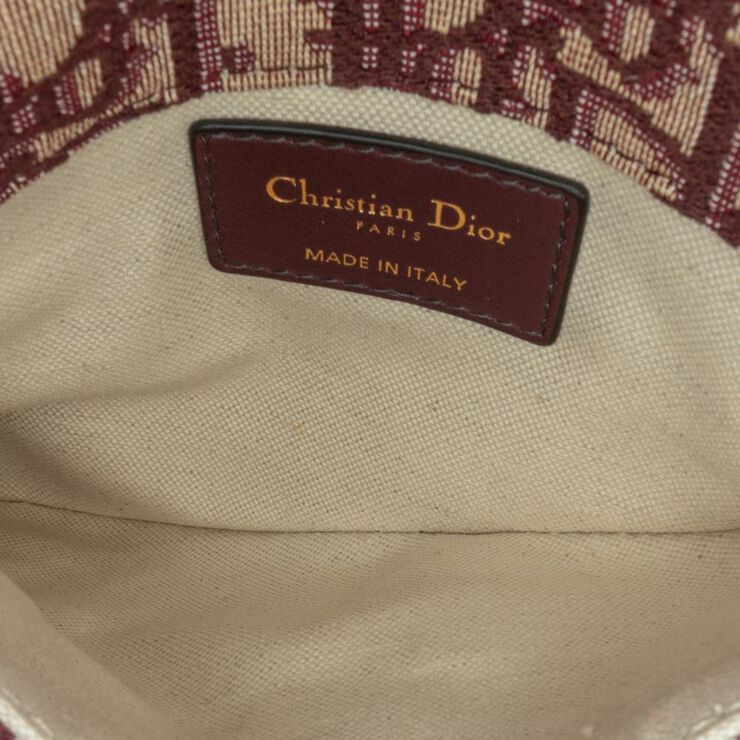 Dior Vintage Dior Saddle Bag Red